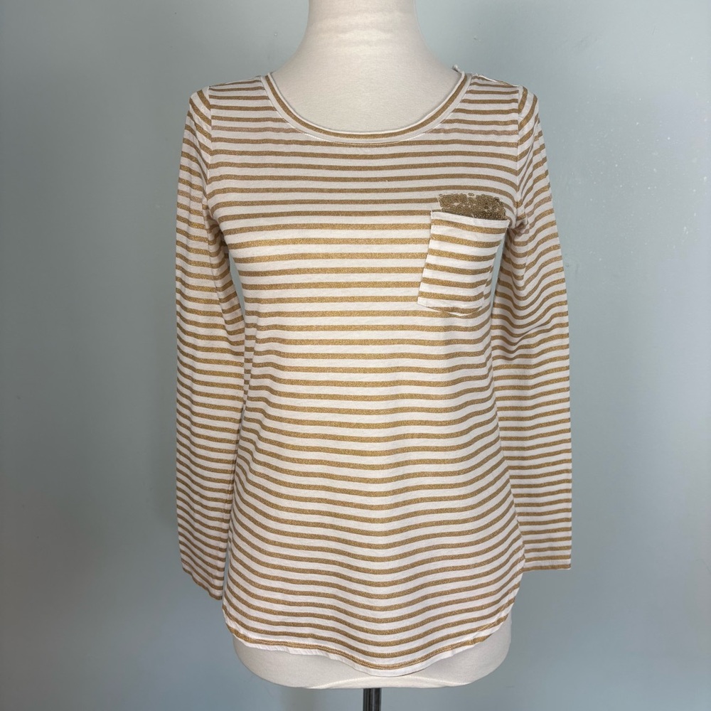 Lilly Pulitzer Luella Long Sleeve Top with breast Pocket